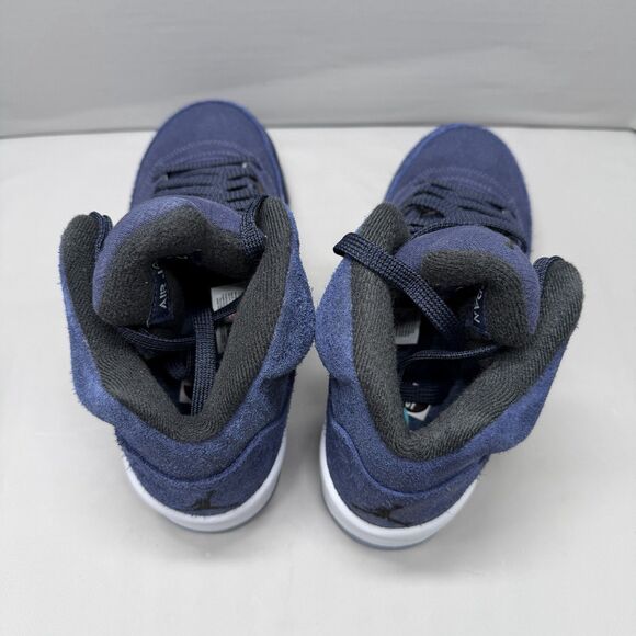 Air Jordan 5 Retro Midnight Navy Sneaker FN5452-400 Youth Sz 6Y Women 7.5 Bgrade main image 4